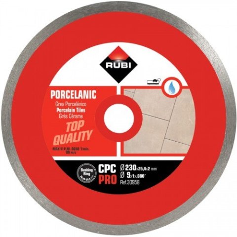 TARCZA DIAMENTOWA DO GRESU PORCELANOWEGO CPC 230 PRO RUBI TARCZA DIAMENTOWA DO GRESU PORCELANOWEGO CPC 230 PRO RUBI