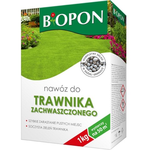 NAWÓZ - DO TRAWNIKA ZACHWASZCZONEGO 1 KG BIOPON