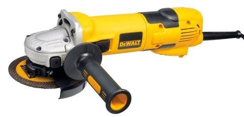 SZLIFIERKA KĄTOWA 125MM 1500W SUWAK, REGULACJA PRĘDKOŚCI DEWALT