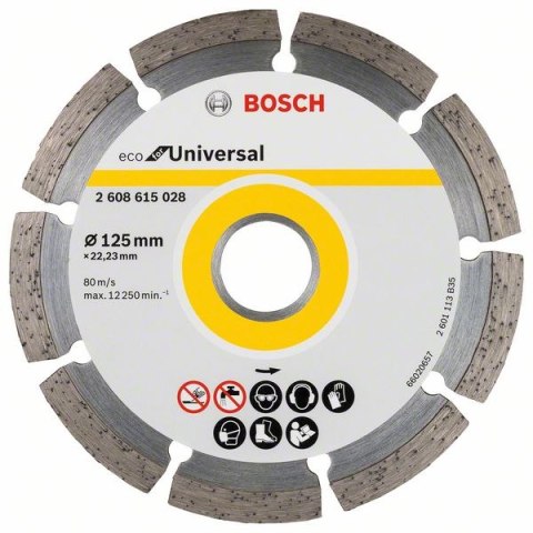 TARCZA DIAMENTOWA BUDOWLANA ECO SEGMENTOWA 125MM BOSCH