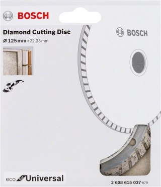 TARCZA DIAMENTOWA BUDOWLANA ECO TURBO 125MM BOSCH