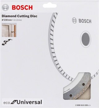 TARCZA DIAMENTOWA BUDOWLANA ECO TURBO 230MM BOSCH