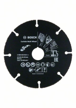 TARCZA UNIWERSALNA Z WĘGLIKÓW SPIEKANYCH MULTI WHEEL 125MM BOSCH