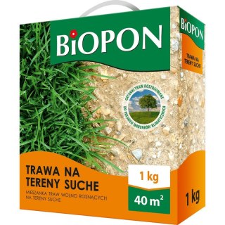 TRAWA NA TERENY SUCHE 1 KG BIOPON