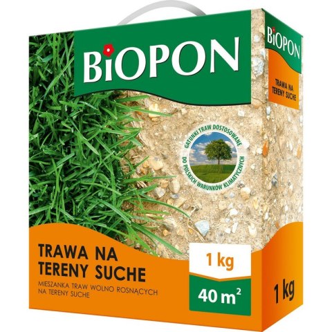 TRAWA NA TERENY SUCHE 1 KG BIOPON