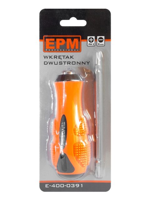 WKRĘTAK ODWRACALNY 220MM Z BITEM PH2*6.0MM EPM