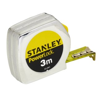 MIARA POWERLOCK, CHROM OBUDOWA PLASTIKOWA 3M/19MM [L] STANLEY