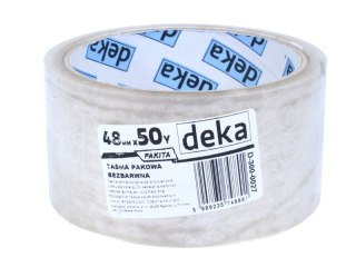 TAŚMA PAKOWA PAKITA BEZBARWNA 48MM*50Y DEKA