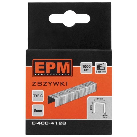 ZSZYWKI TYP G 1000SZT 10.6MM*1.2MM 10MM EPM