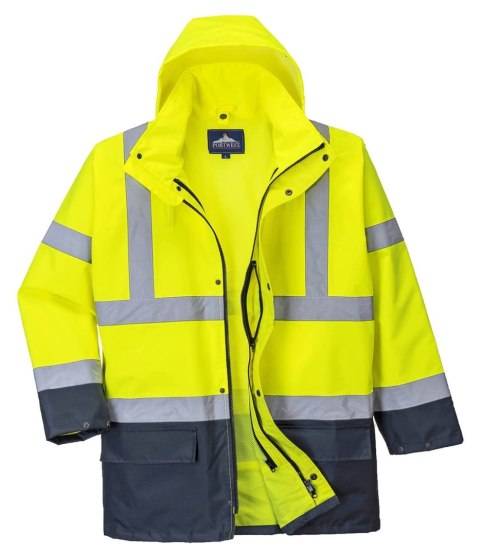 KURTKA OSTRZEGAWCZA OCIEPLANA S766YNR HI-VIS 5W1 XXL PORTWEST