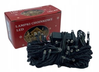 LAMPKI CHOINKOWE 100LED ZIMNE BIAŁE 5,3M UN