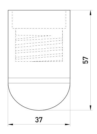 OPRAWKA PLASTIKOWA E27 CZARNA ENEXT