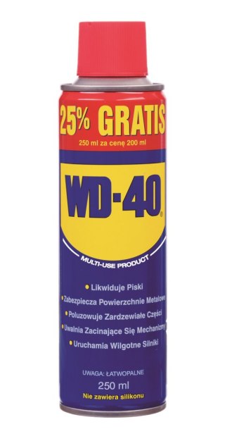 PREPARAT WIELOFUNKCYJNY WD-40 200ML + 25% GRATIS WD-40