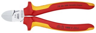 SZCZYPCE TNĄCE BOCZNE IZOLOWANE 160MM KNIPEX