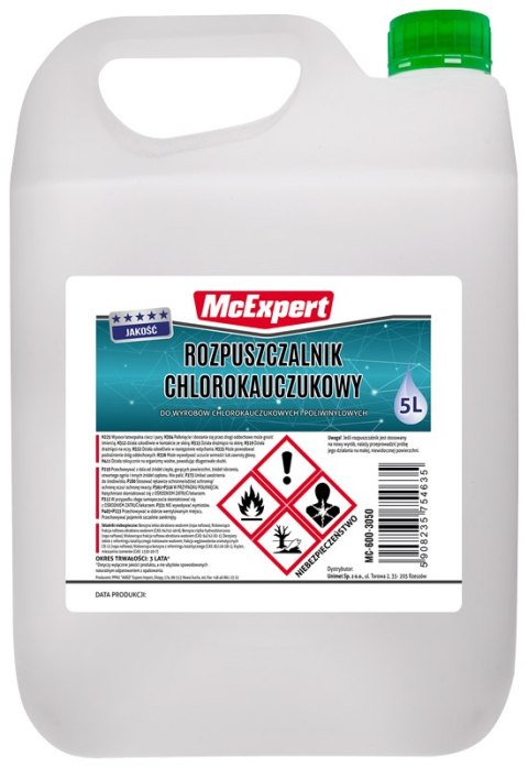 ROZPUSZCZALNIK CHLOROKAUCZUKOWY 5L MC EXPERT