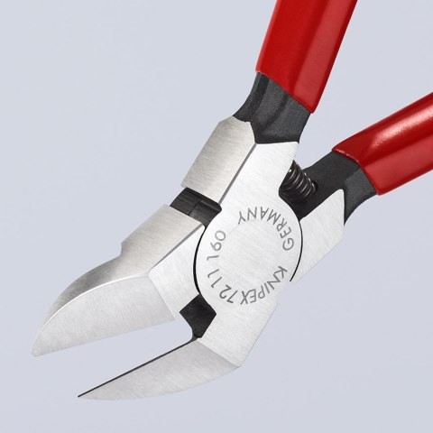 SZCZYPCE TNĄCE BOCZNE DO TWORZYWA SZTUCZNEGO 45 ° 160MM KNIPEX