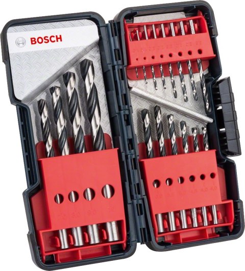 ZESTAW WIERTEŁ 18 SZT. POINTTEQ DO METALU 1-10MM BOSCH