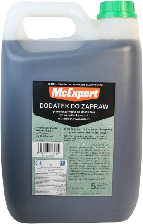 DODATEK DO ZAPRAW ZASTĘPUJĄCY WAPNO 5L MC EXPERT