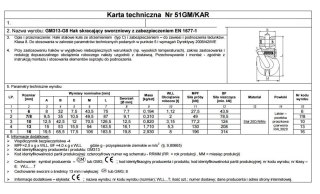 HAK SKRACAJĄCY SWORZNIOWY Z ZABEZPIECZENIEM 6MM G8 WLL1.12T UN