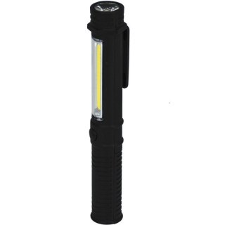 LATARKA 1.5W COB LED+1W PEN Z BATERIAMI DEDRA