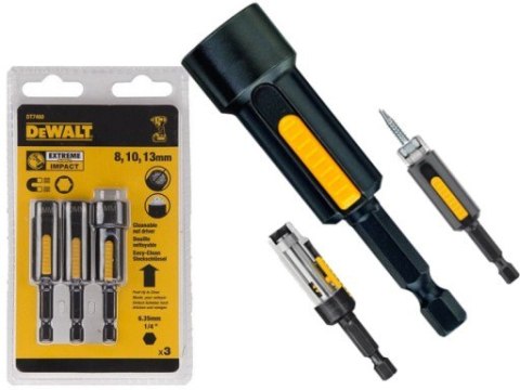 NASADKI MAGNETYCZNA Z ELEMENTEM CZYSZCZĄCYM 8,10,13MM DEWALT