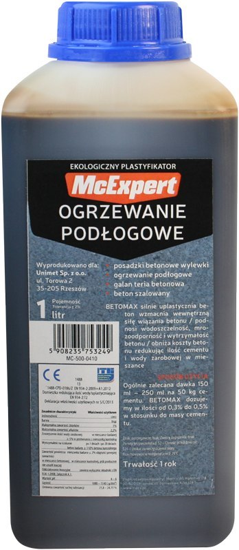 PLASTYFIKATOR DO OGRZEWANIA PODŁOGOWEGO 1L MC EXPERT