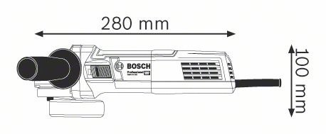 SZLIFIERKA KĄTOWA 125MM GWS 9-125 900W BOSCH