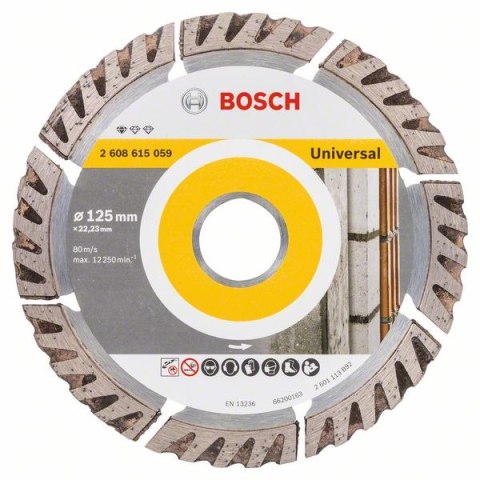 TARCZA DIAMENTOWA BUDOWLANA S4U 125MM BOSCH