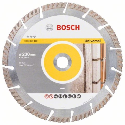 TARCZA DIAMENTOWA BUDOWLANA S4U 230MM BOSCH