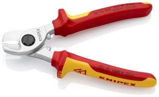 NOŻYCE DO KABLI IZOLOWANE 1000V 165MM KNIPEX