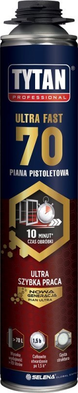 PIANKA PISTOLETOWA ULTRA 70 TYTAN 870ML TYTAN