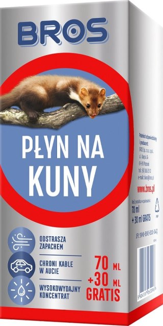 PUŁAPKA NA KUNY 70ML+30ML GRATIS BROS