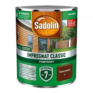 SADOLIN IMPREGNAT CLASSIC HYBRYDOW 7 LAT ORZECH WŁOSKI 0.75L SADOLIN