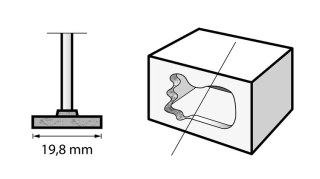 ŚCIERNICA TARCZOWA Z WĘGL. KRZEMU 19,8 MM DREMEL