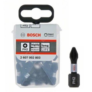 BIT, GROT, KOŃCÓWKA PH2 25MM IMP 25PCS BOSCH