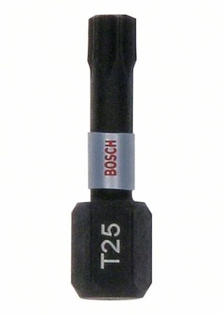 BIT, GROT, KOŃCÓWKA T25 25MM IMP 25PCS BOSCH