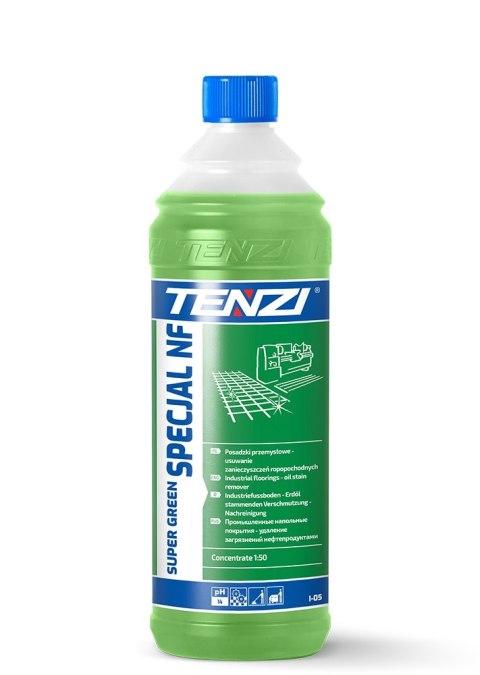 PROF. ŚRODEK DO MYCIA POSADZEK SUPER GREEN SPECIAL NF 1L TENZI