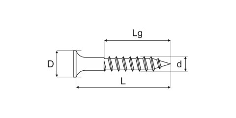 WKRĘT DO DREWNA OCYNK ŻÓŁTY 3.0*40MM GWINT NIEPEŁNY MC FIX WKRĘT DO DREWNA OCYNK ŻÓŁTY 3.0*40MM GWINT NIEPEŁNY MC FIX