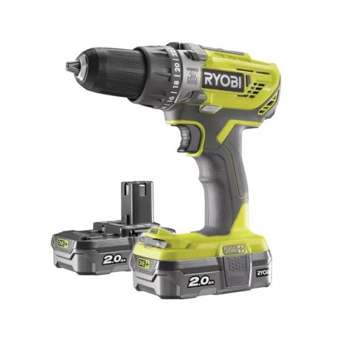 AKU. WIERTARKO-WKRĘTARKA UDAR. R18PD3-220S 18V 2*2.0AH ONE+ RYOBI