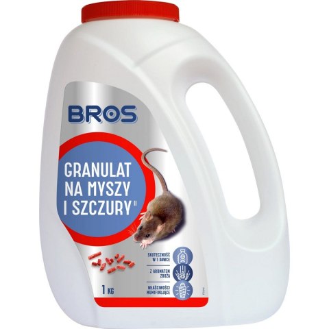 GRANULAT NA MYSZY I SZCZURY 1KG BROS