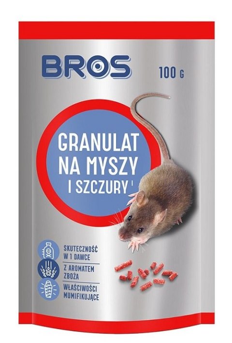 GRANULAT NA MYSZY I SZCZURY 100G BROS