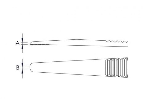 PĘSETA PROSTA 120MM KNIPEX