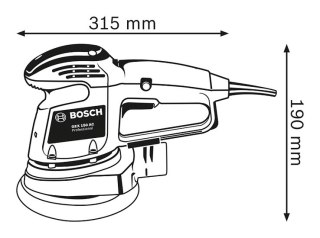 SZLIFIERKA MIMOŚRODOWA GEX AC 34-150 340W 150MM BOSCH