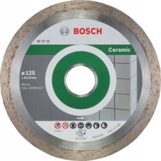 TARCZA DIAMENTOWA STANDARD FOR CERAMIC 125*22.3*1.6 BOSCH