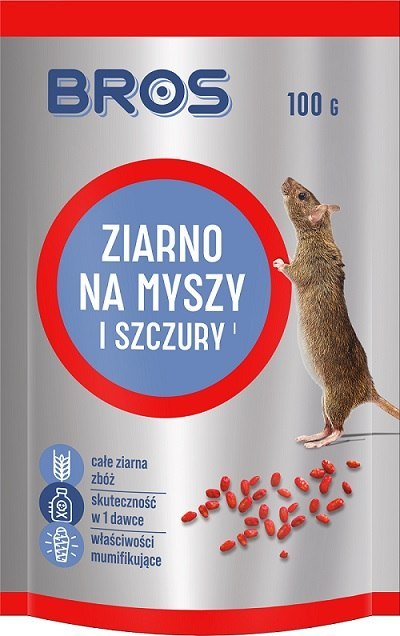 ZIARNO NA MYSZY I SZCZURY 100G BROS