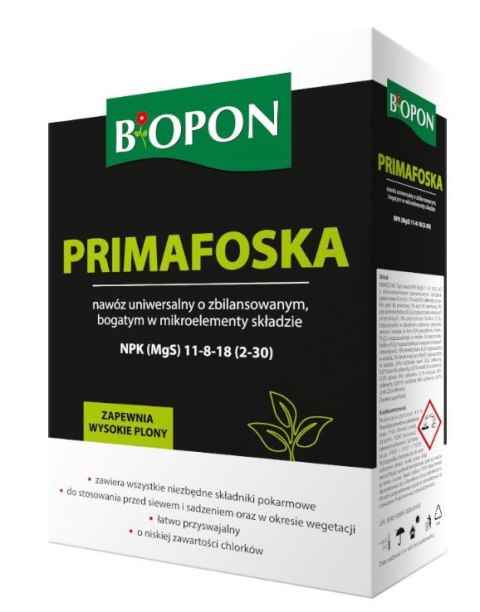 PRIMAFOSKA -- NAWÓZ GRANULAT 1KG BIOPON