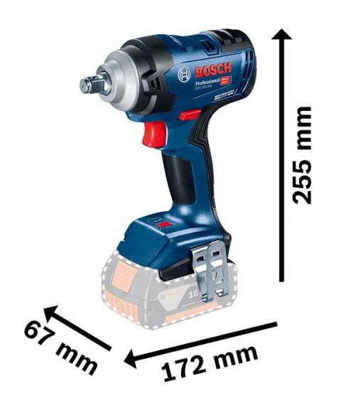 KLUCZ UDAROWY AKUMULATOROWY 1/2'' GDS 18V-400 2*5.0AH BOSCH