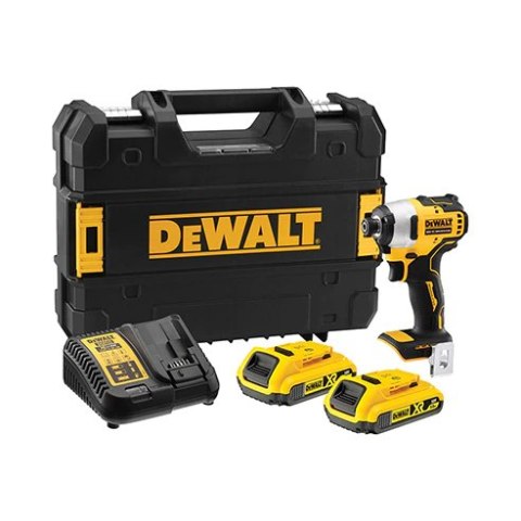 ZAKRĘTARKA UDAROWA AKUMULATOROWA 18V 2*2.0AH DEWALT