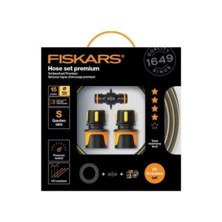 ZESTAW WĄŻ PREMIUM, 9MM 3/8'' 15M Q4 FISKARS