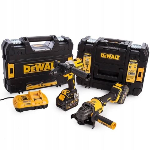 ZESTAW WKRĘTARKA DCD996 + SZLIFIERKA KĄT. DCG414 18V 2*6.0AH DEWALT